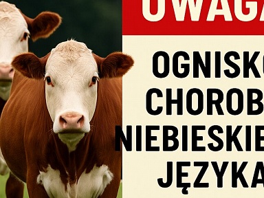 Ognisko choroby niebieskiego języka - zalecenia