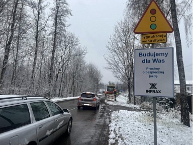 Prace drogowe w Górkach Wielkich zmierzają ku końcowi