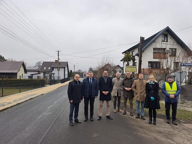 Chodnik w Żabnicy już jest