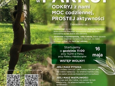 Joga dla początkujących w żywieckim parku