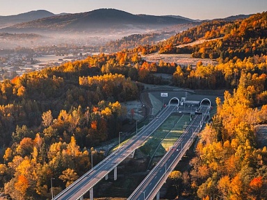 Odcinek S1 Przybędza - Milówka oddany do użytku