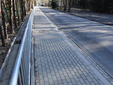 Chodnik w Pewli Wilekiej już gotowy